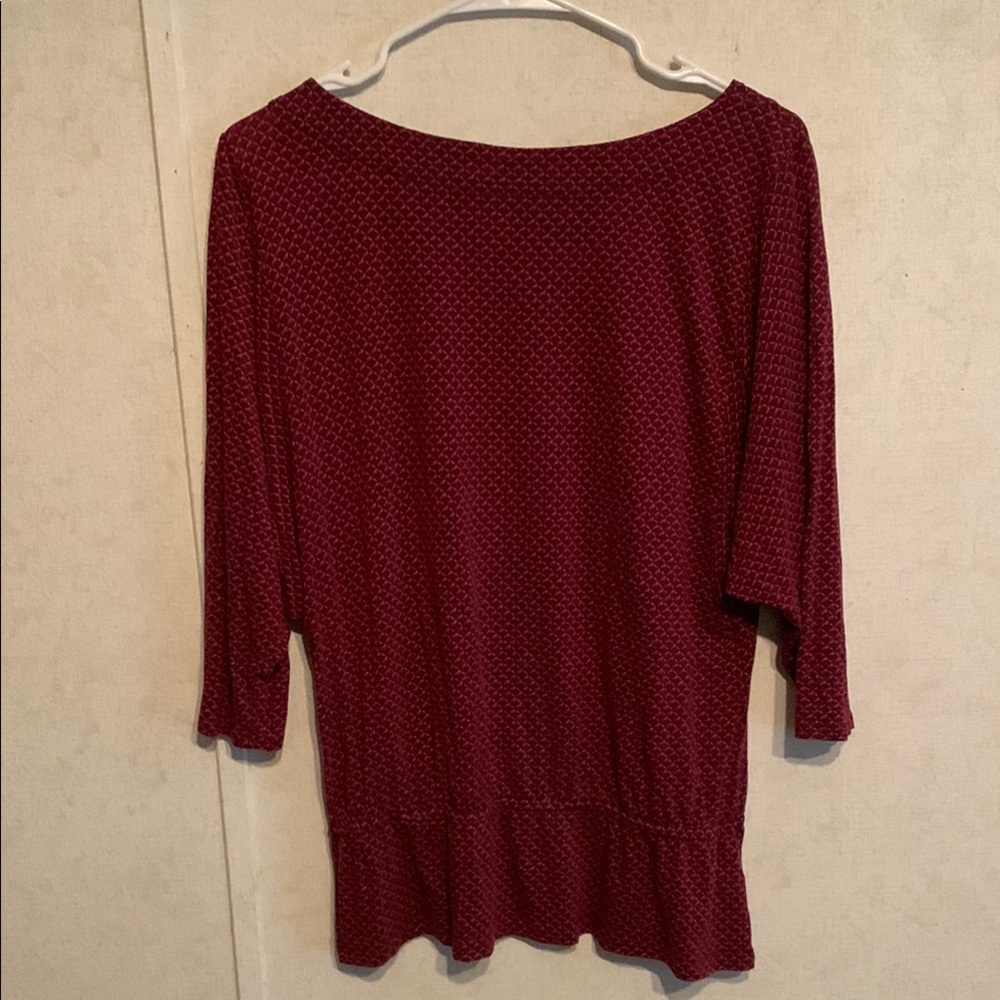 Loft Red Knit Top - Picture 7 of 7